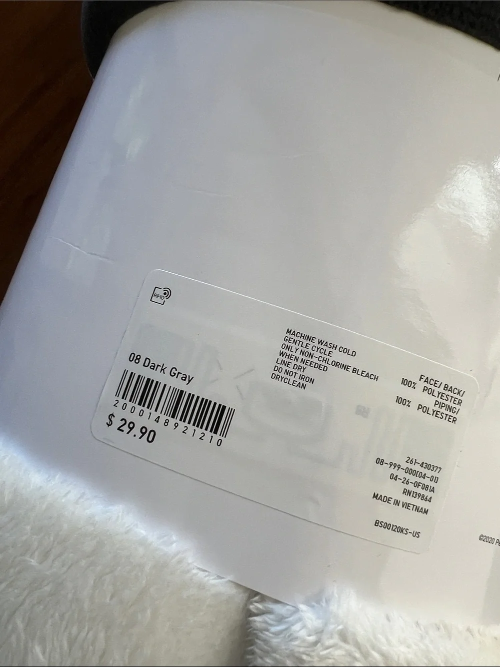 Uniqlo Peanuts Reversible Fleece Blanket - Black & White